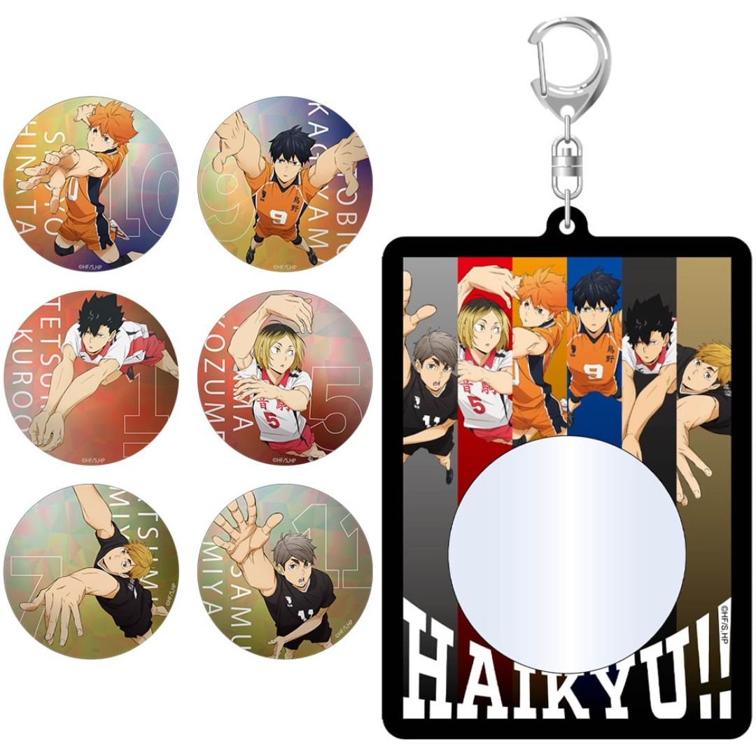 ハイキュー！！ コンサート ホログラム ランダム 缶バッチ 黒尾鉄朗