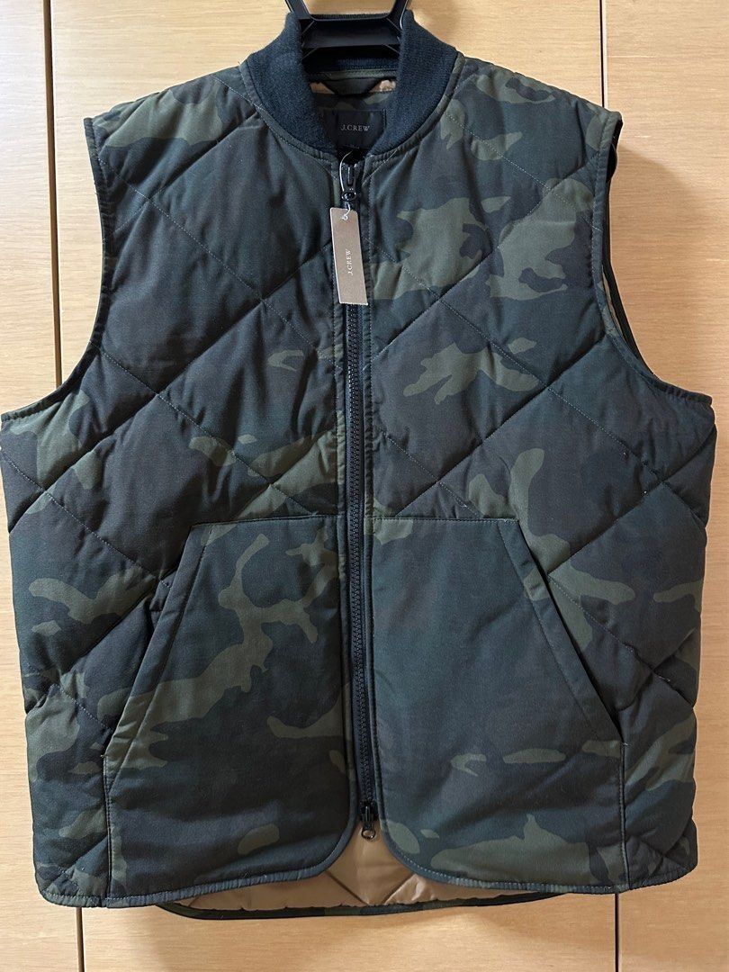 J crew camo vest new arrivals