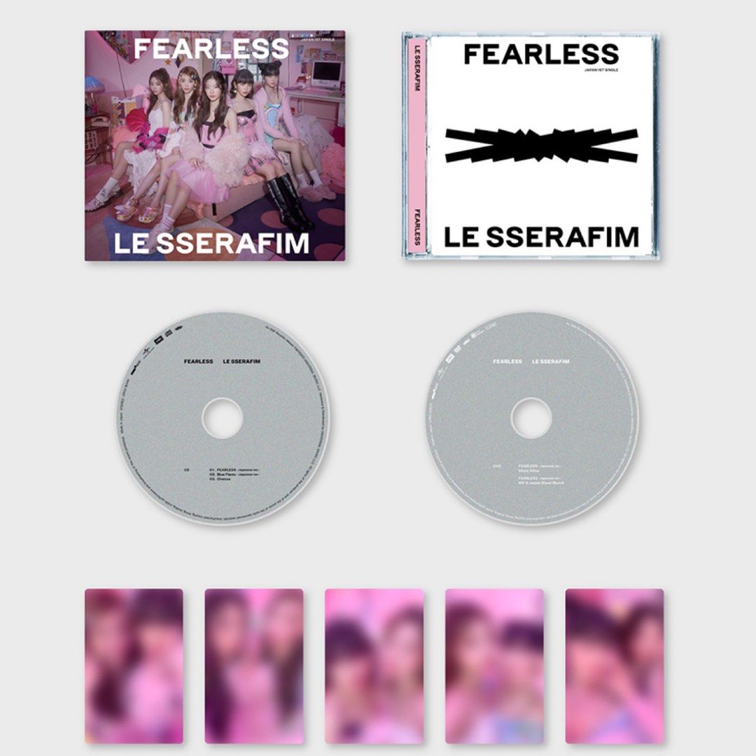 絕版全新] LE SSERAFIM 專輯FEARLESS<初回限定盤B>, 興趣及遊戲, 收藏