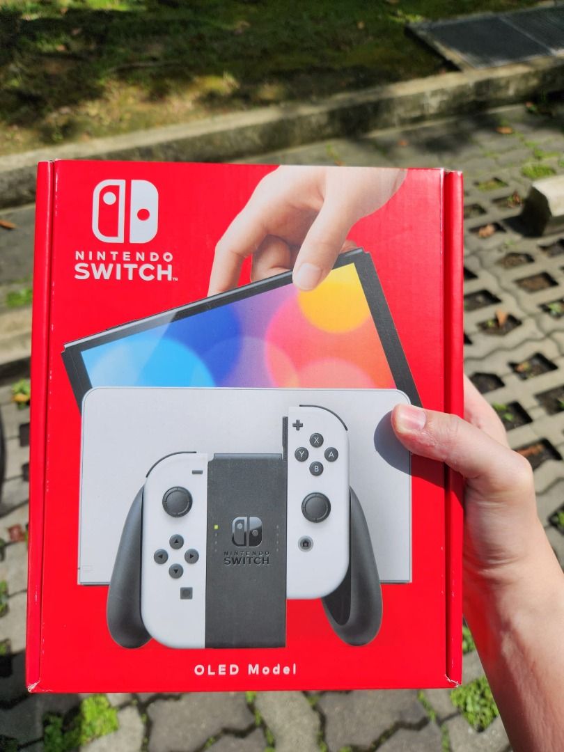 Carousell Safe. Nintendo Switch OLED White Collector Case At 130 off Official SG Full Warranty Free Shipping Brand New Sealed Left 1 3