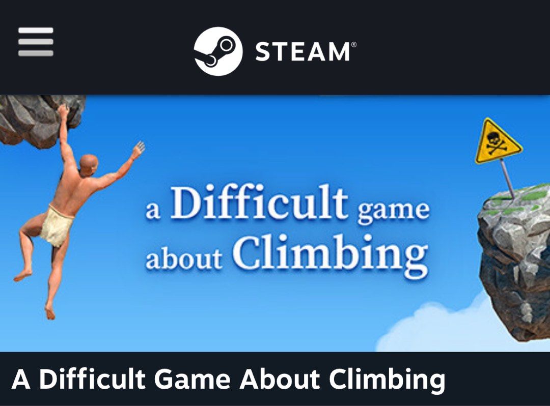 A Difficult Game About Climbing STEAM FULL GAME , Video Gaming, Video Game Consoles, Others