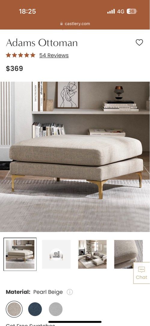 Ottoman castlery cheap