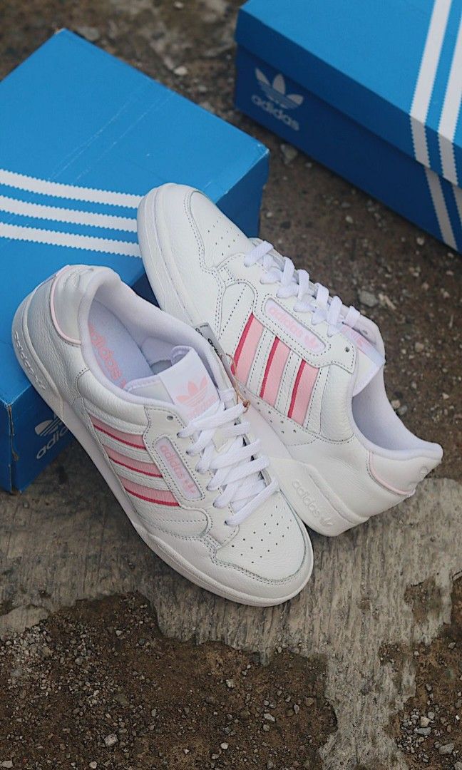 ADIDAS CONTINENTAL 80 STRIPES W 100 ORIGINAL Fesyen Wanita Sepatu di Carousell