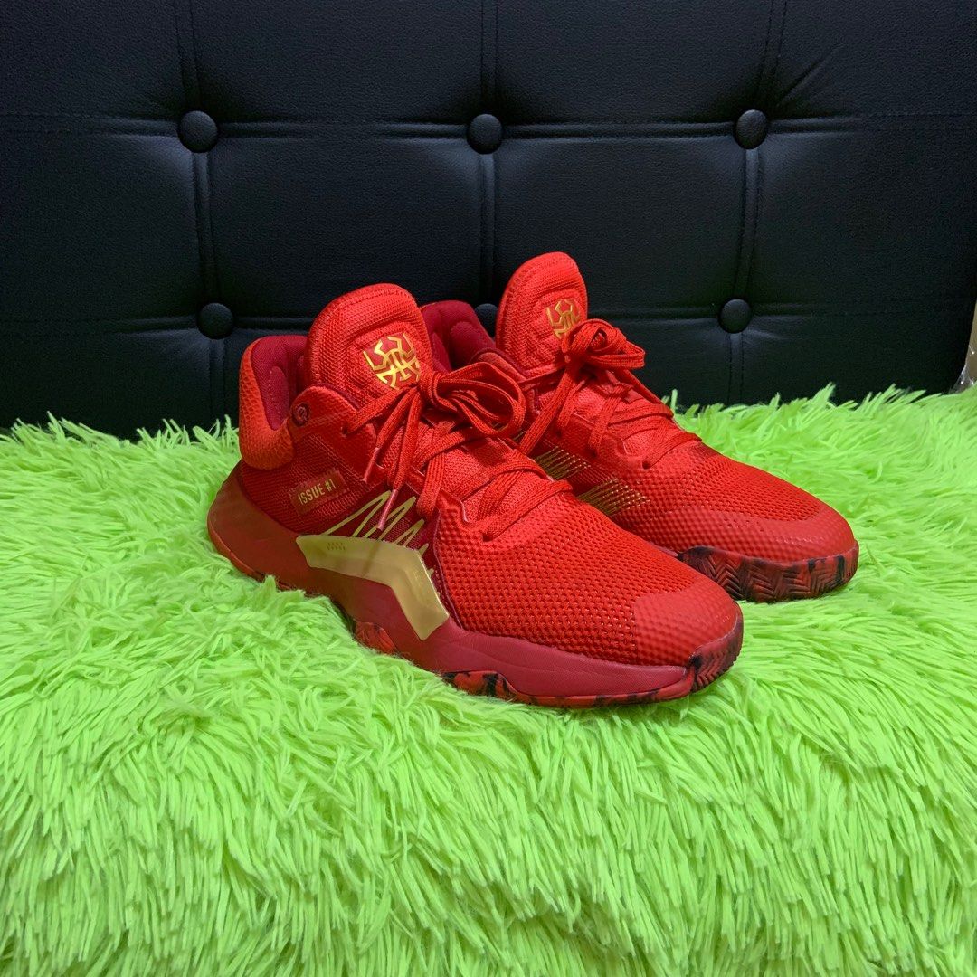 Adidas Donovan Mitchell Issue 1 Marvel Ironman Spiderman Red