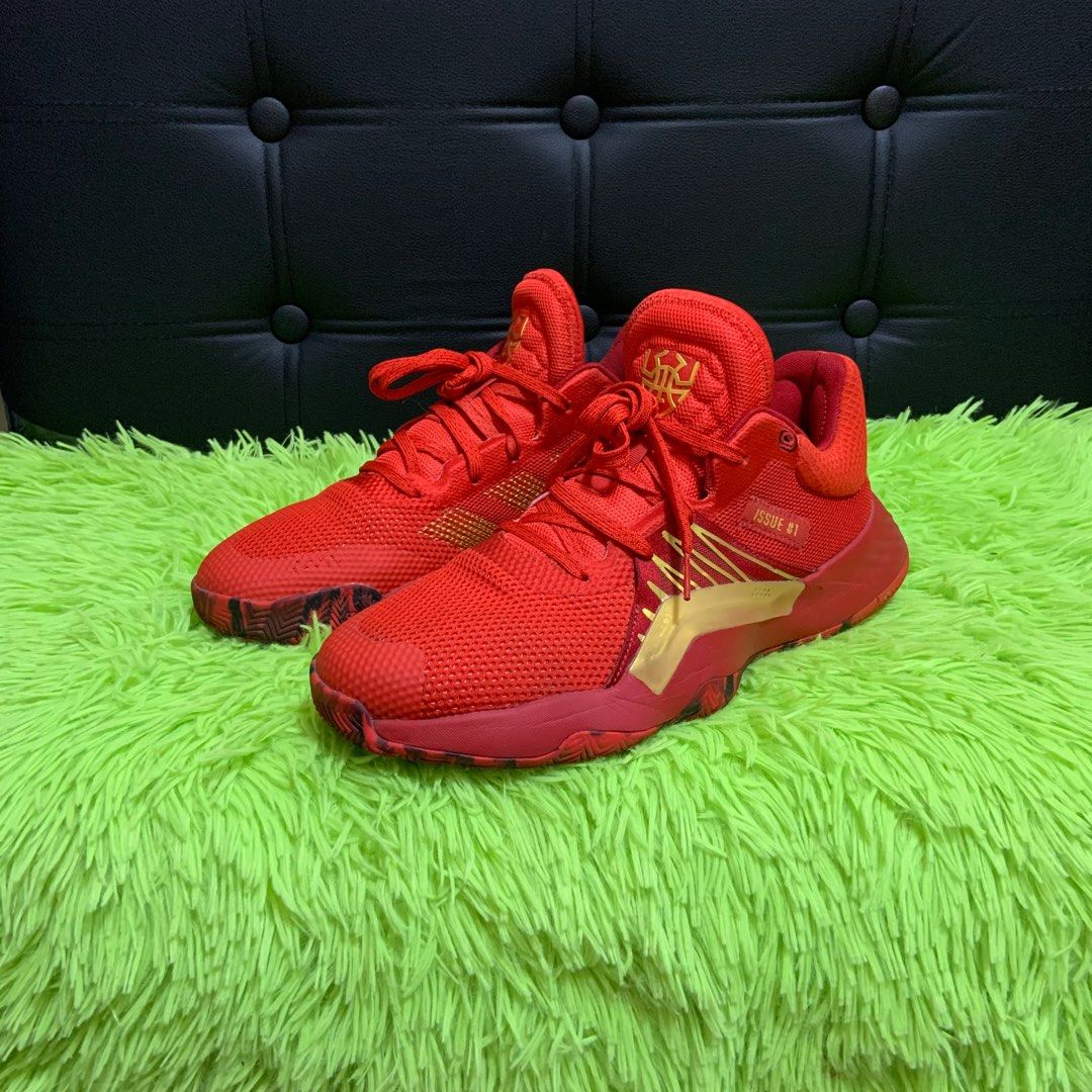Adidas Donovan Mitchell Issue 1 Marvel Ironman Spiderman Red