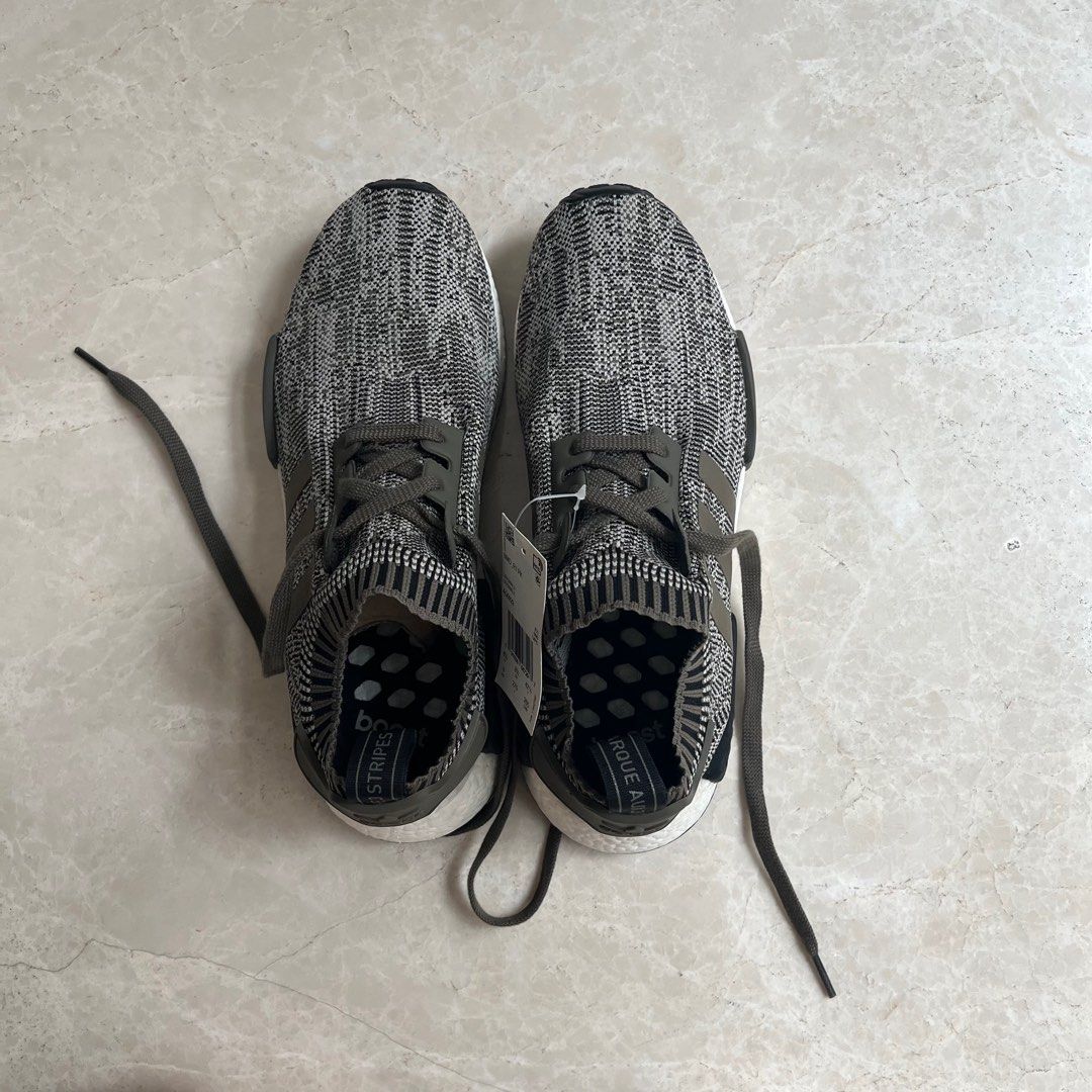 Adidas NMD R1 PK Sesame Branch AQ0929 UK8.5 US9 BRAND NEW