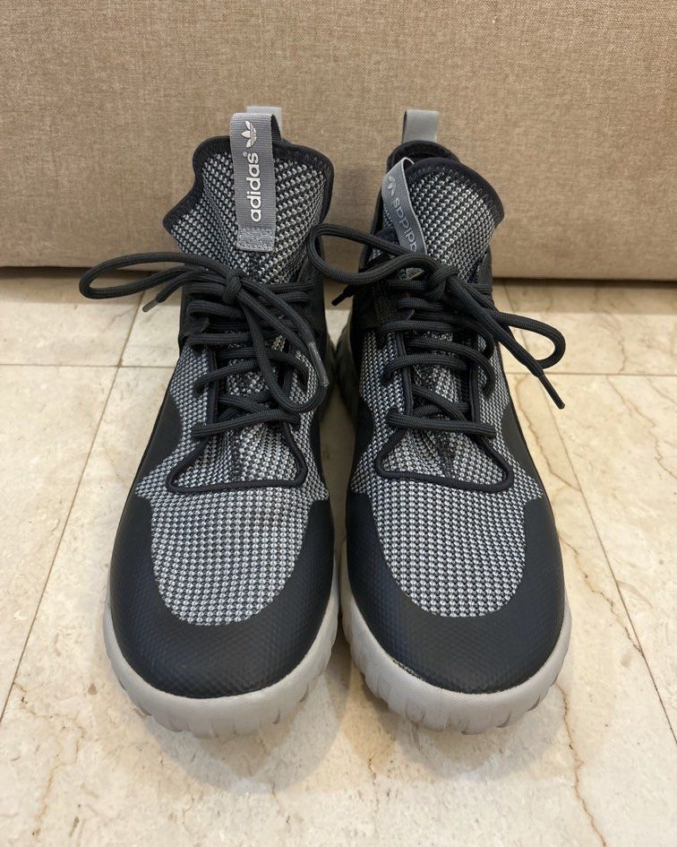 Adidas Originals Adidas Tubular X Silver Grey US 11 UK 10.5 Authentic Mens