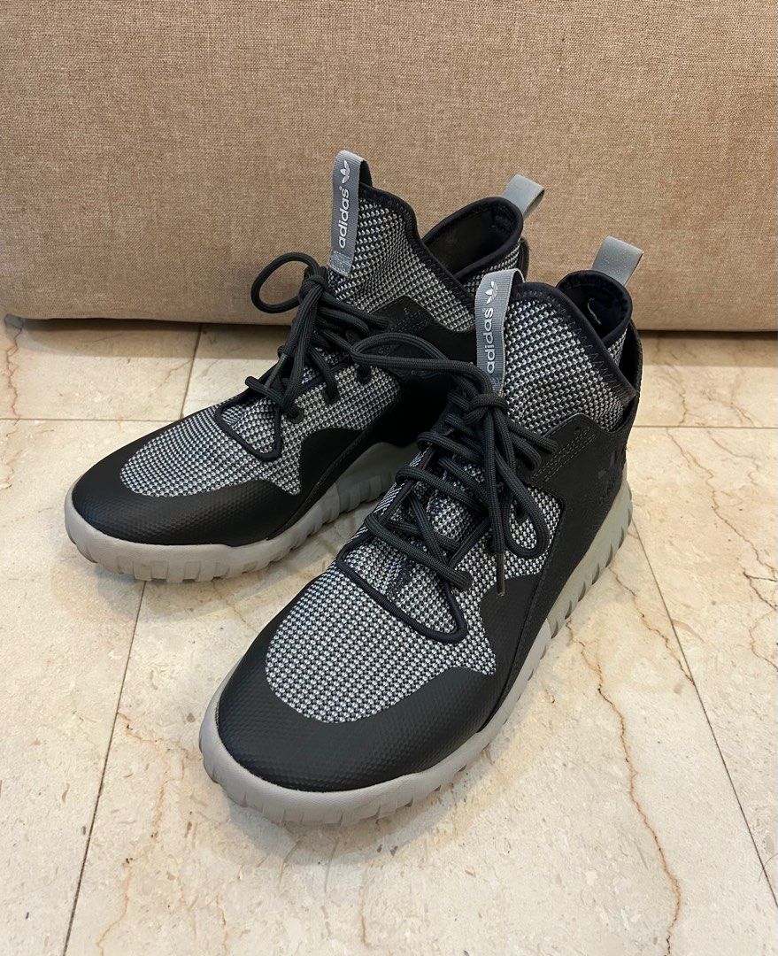 Adidas Originals Adidas Tubular X Silver Grey US 11 UK 10.5 Authentic Mens