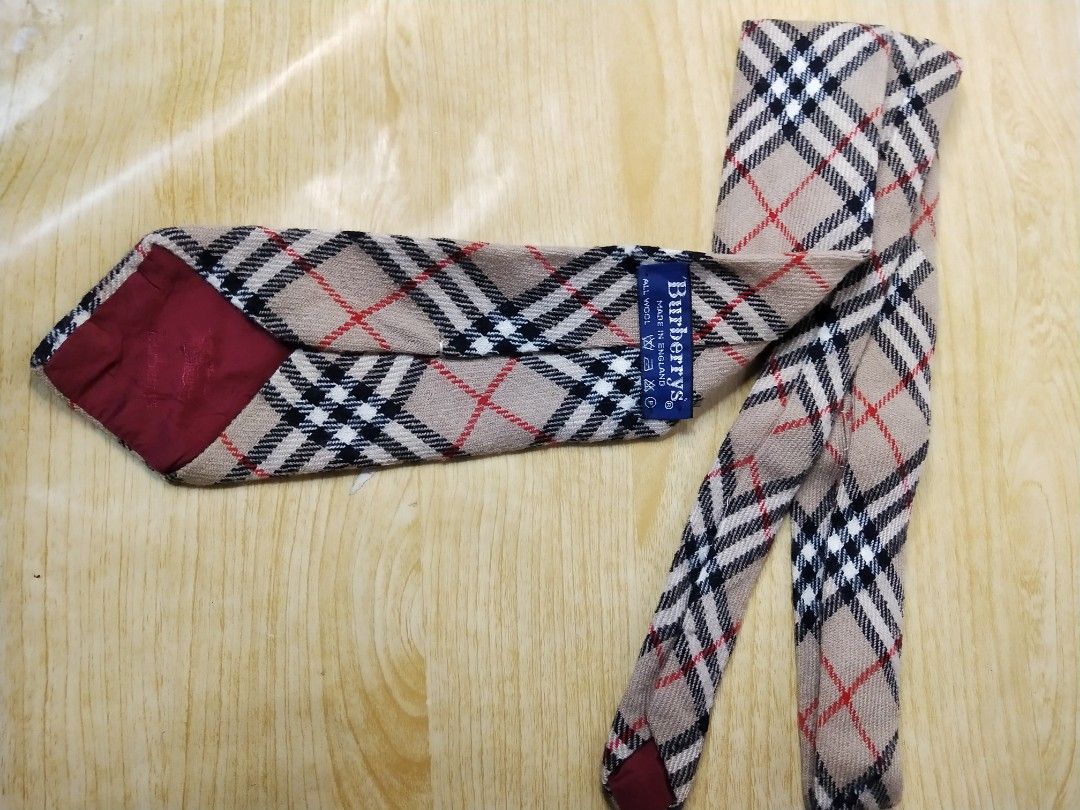 Burberry wool deals tie