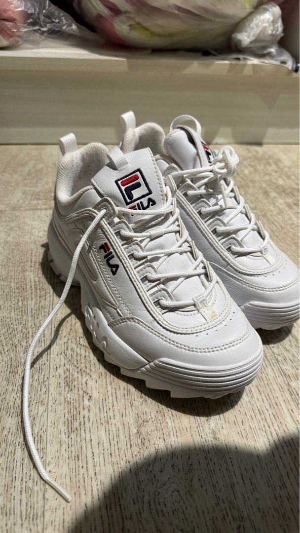 Authentic FILA Disruptor 2 Prism White Size 7.5 Womens Women s