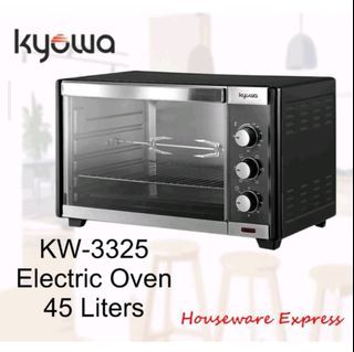 Authentic Kyowa Electric Oven 45L Black Preloved
