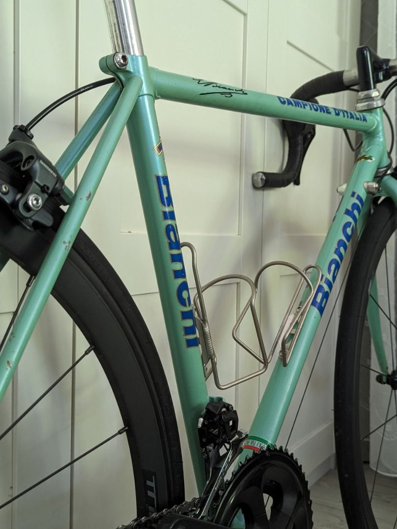 Bianchi vinyl Ti Megatube