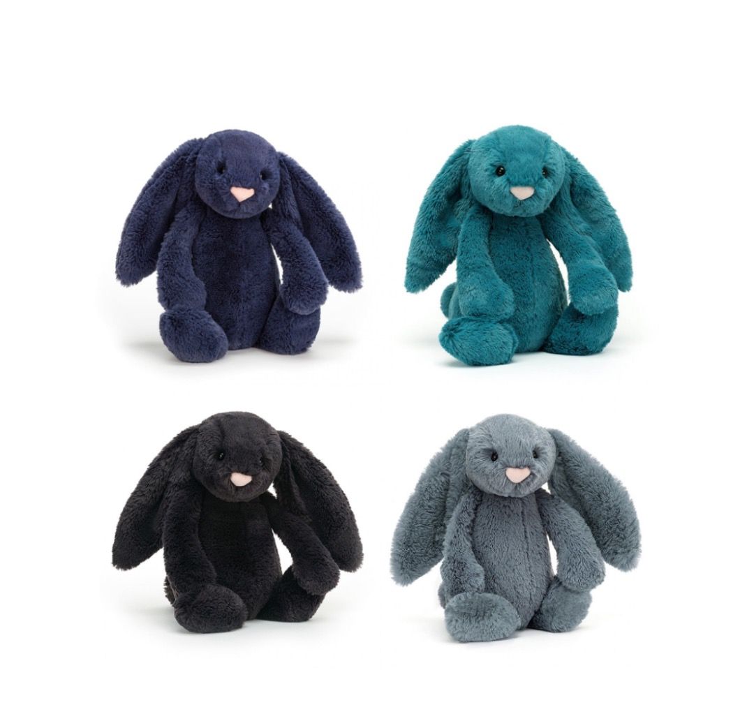 Jerrycat Bashful Mineral Blue Bunny Bashful Mineral Blue Bunny