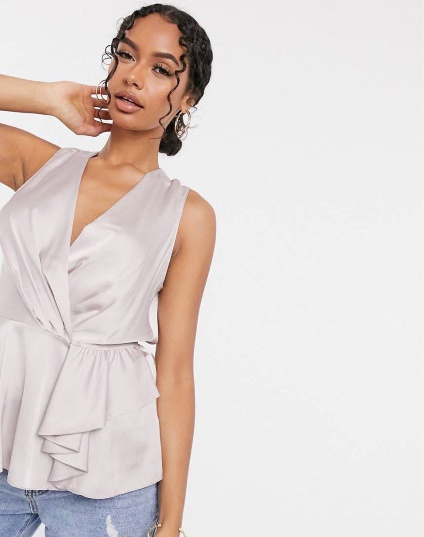 river island satin top