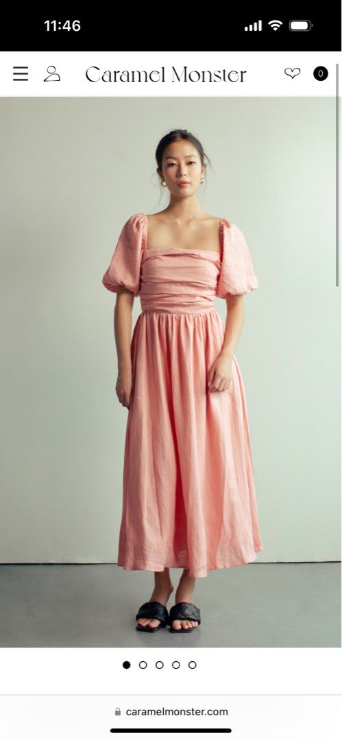 kourtney pink dress Kourtney Mini Dress (Baby Pink), L