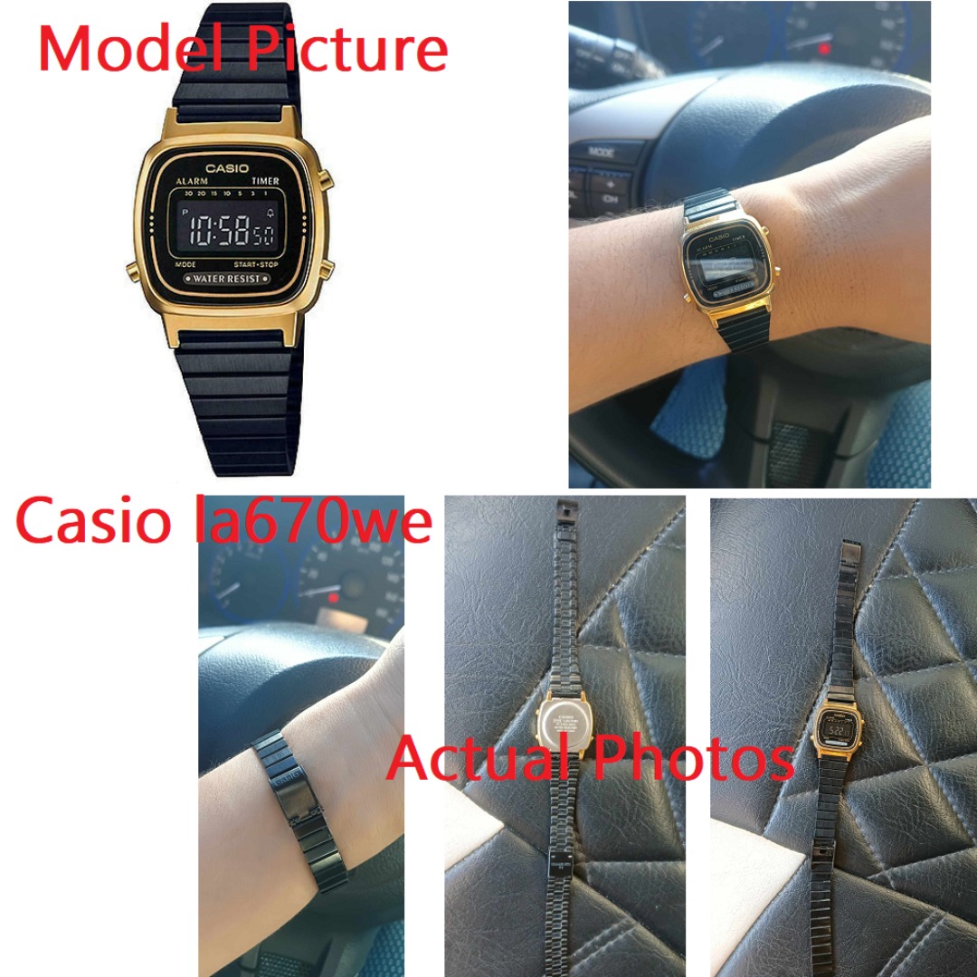 Casio La670we Casio LA670WE Elegant Dress Watch display picture 2