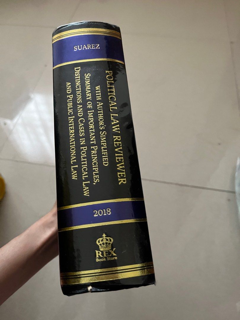 Constitutional Law Political Law Reviewer by Suarez 2018 Edition Hobbies Toys Books Magazines Textbooks on Carousell