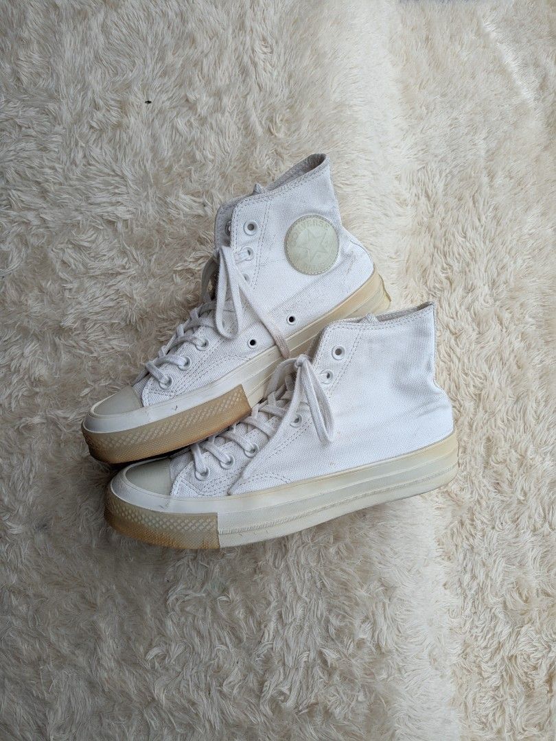 CONVERSE 70s WHITE Fesyen Pria Sepatu Sneakers di Carousell