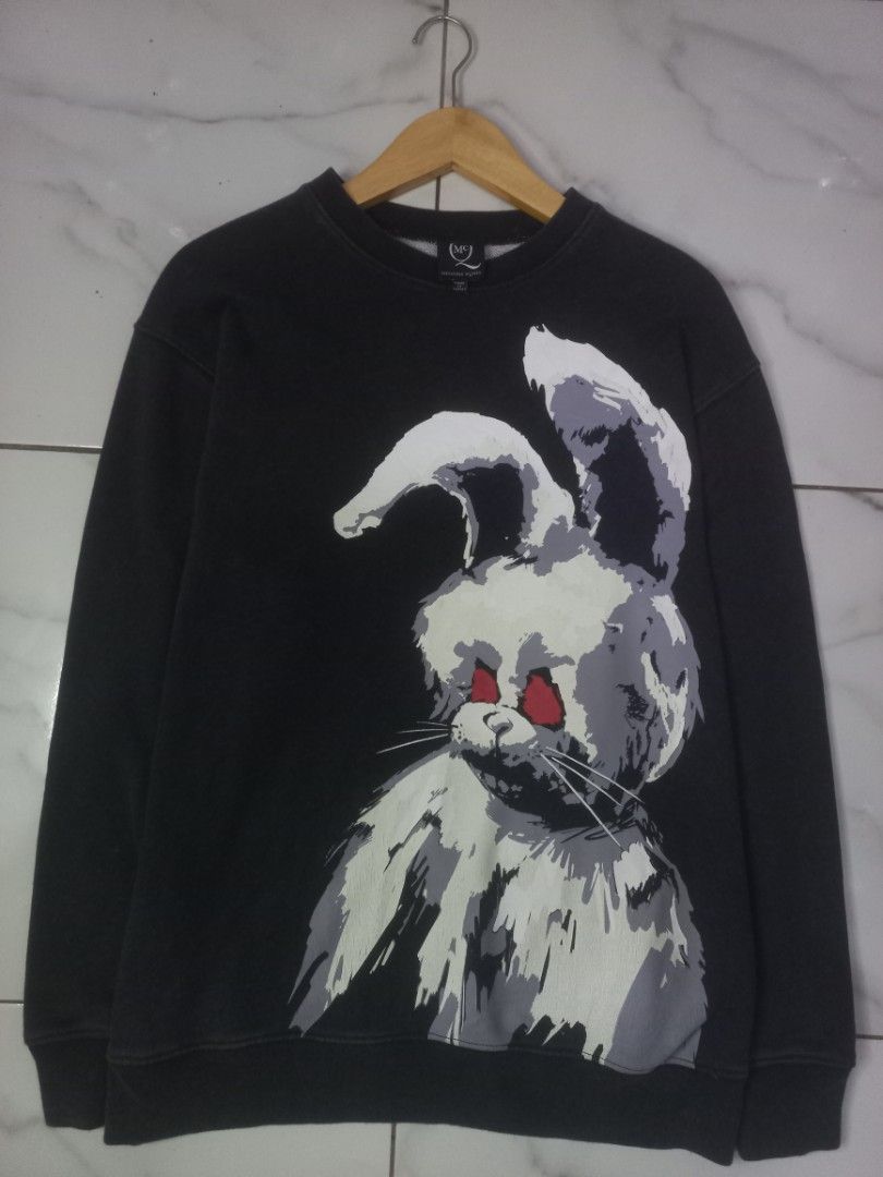 Alexander mcqueen rabbit sweatshirt best sale