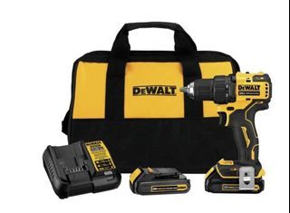 DEWALT DCD708C2 20-Volt MAX Lithium-Ion Cordless Brushless 1/2 in. Compact Drill driver Kit with 2 batteries, 110V charger and bag, Lightweight & compact drill/driver at only 2.4 lbs., Brand new in box.