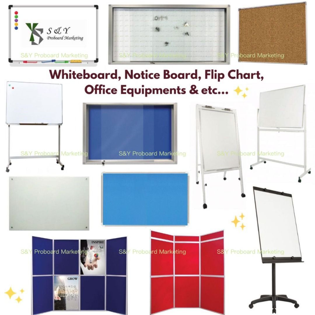 Flip Chart White Board Size 2x3 ft Whiteboard, Hobbies & Toys