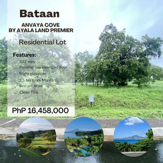 For Sale Residential Lot in Anvaya Cove, Morong Bataan!