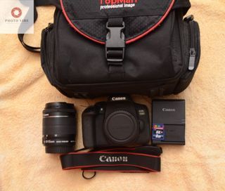 FS Canon 750D with 18-55mm stm with FREE Brandnew 3520 tripod or Octopus gorilla tripod