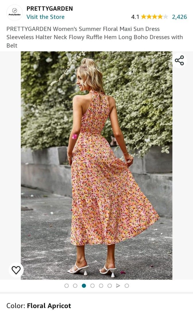 The PrettyGarden Halter Maxi Dress Is on Sale at