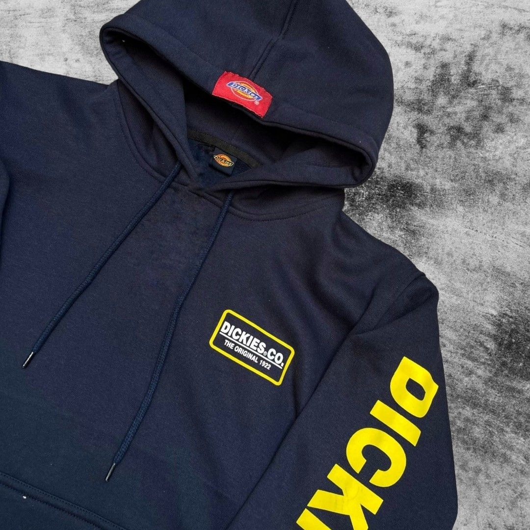Hoodie Dickies Sleeve Logo Navy