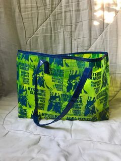 HYSTERIC GLAMOUR NEON TRANSPARENT TOTE BAG