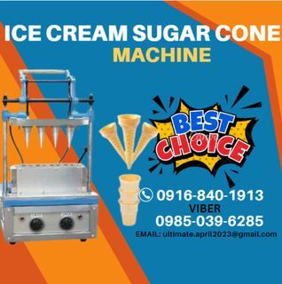 Ice Cream Cone Making Machine SR-DTJ-4 - 4 HEADS