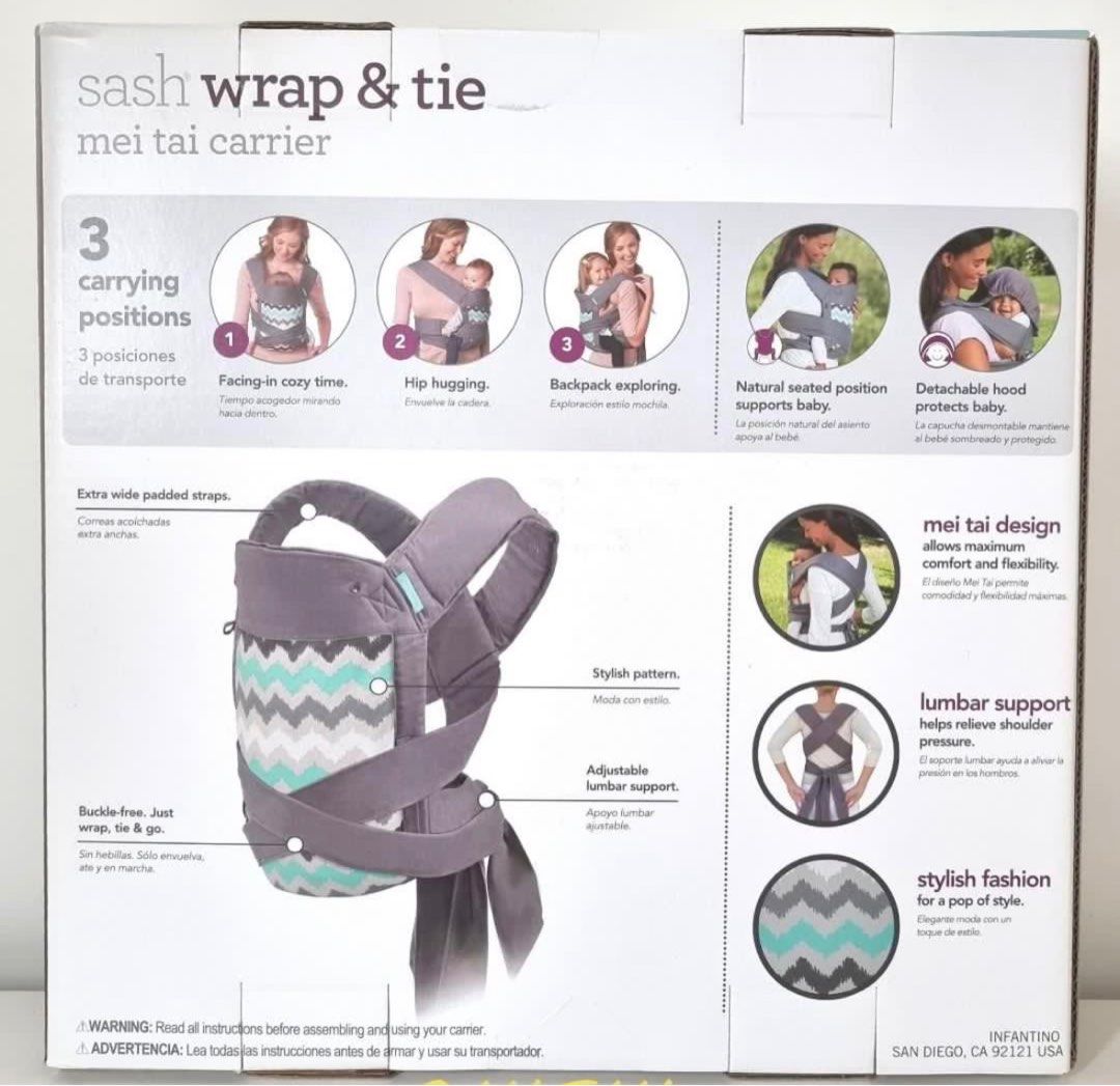 Infantino wrap shop and tie instructions