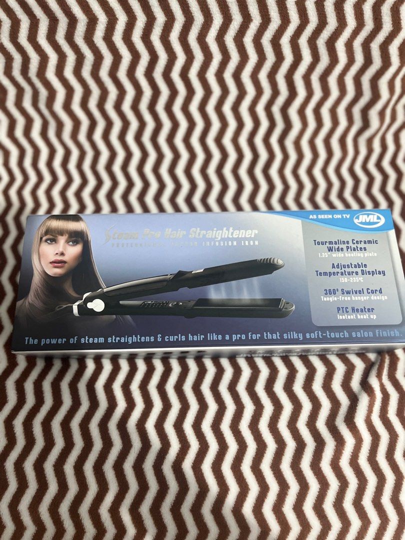 JML Steam pro Hair Straightener Beauty Personal Care Hair on Carousell