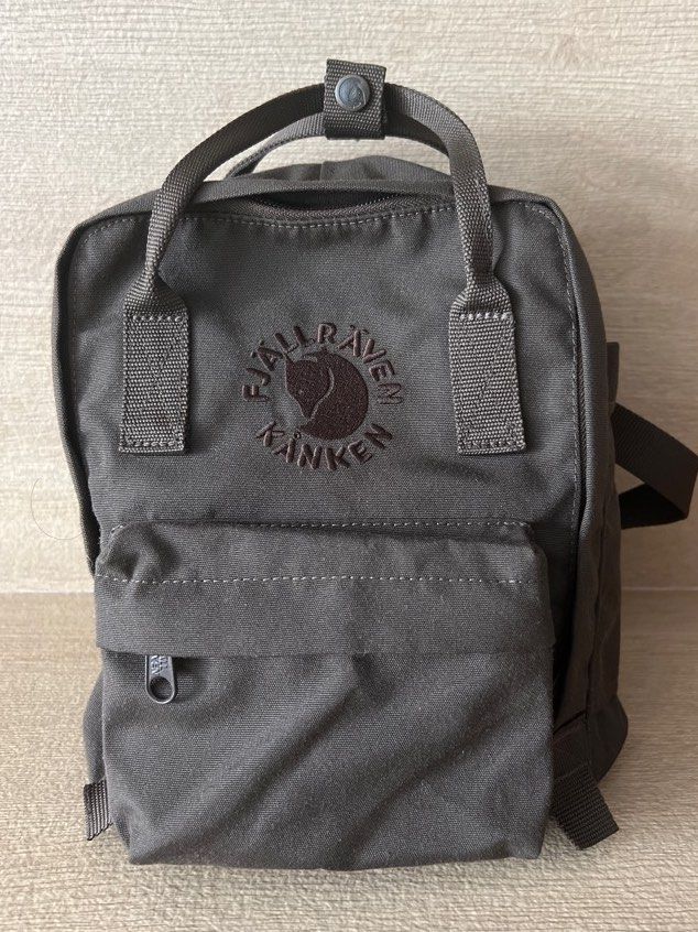 Fjallraven Re Kanken Mini Backpack Dark Olive