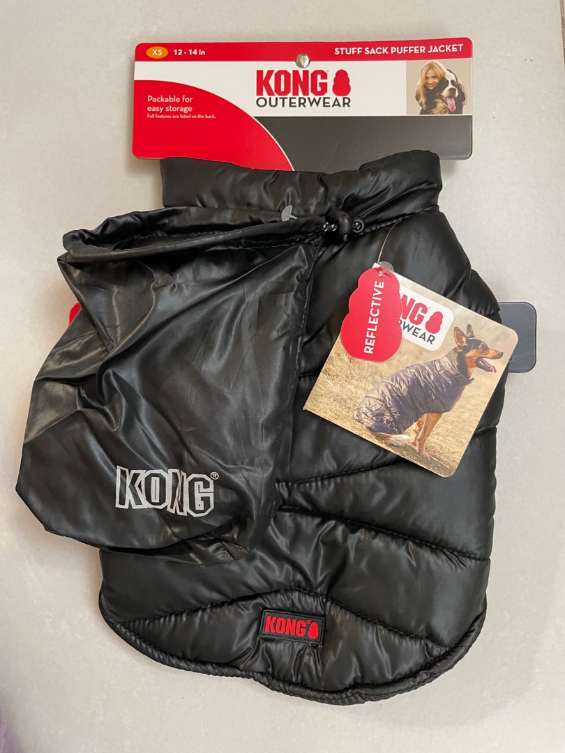 Kong puffer jacket for small dogs
