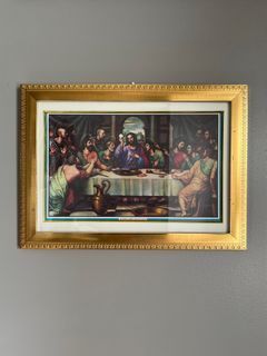 LA ÚLTIMA CENA (The Last Supper) Framed Vintage Print