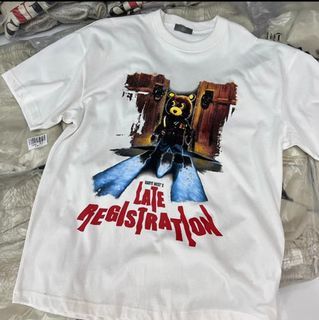 Late registration vintage inspired re-print Kanye West Ye Yeezy tour tee