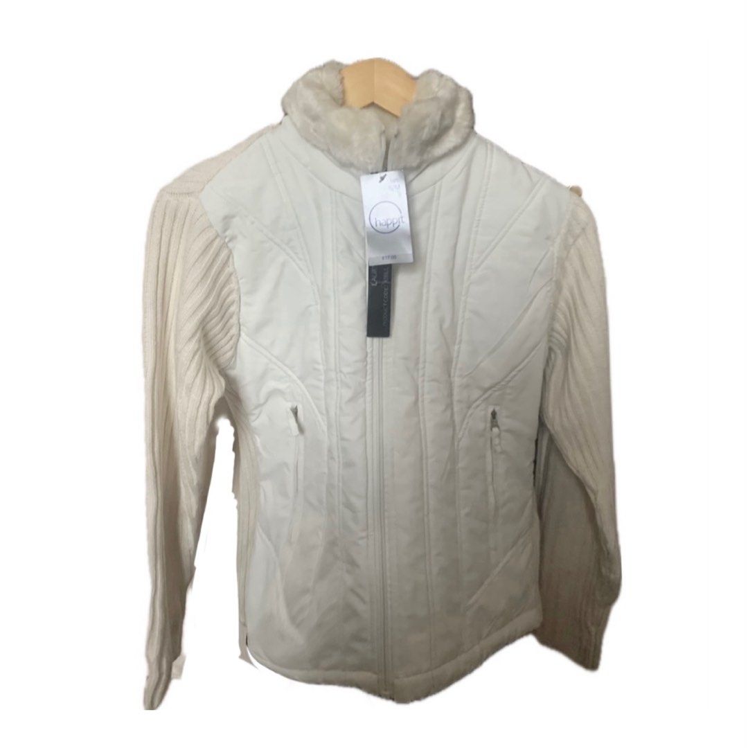 Lauren Taylor knit white jacket sweater Lauren Taylor