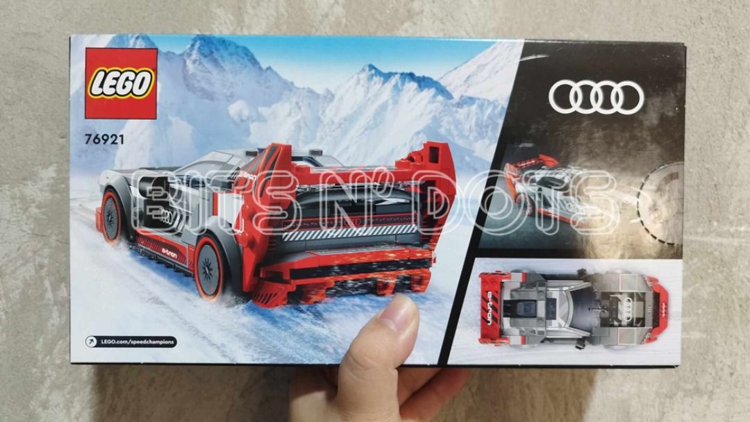 Lego speed champion 76921 Audi S1 E-tron Quattro (Category: Lego & Building Sets) located in Manila. Submitted by mandaringhost (Listing ID 1292322011, Image 3). Description: Brand new and authentic lego speed champion! Update note: Taking off 100 from this cause due to watermark stains on the box 8( (feel free to ask for picture) Shop33 checkout is also available! shop33:bitsndots.