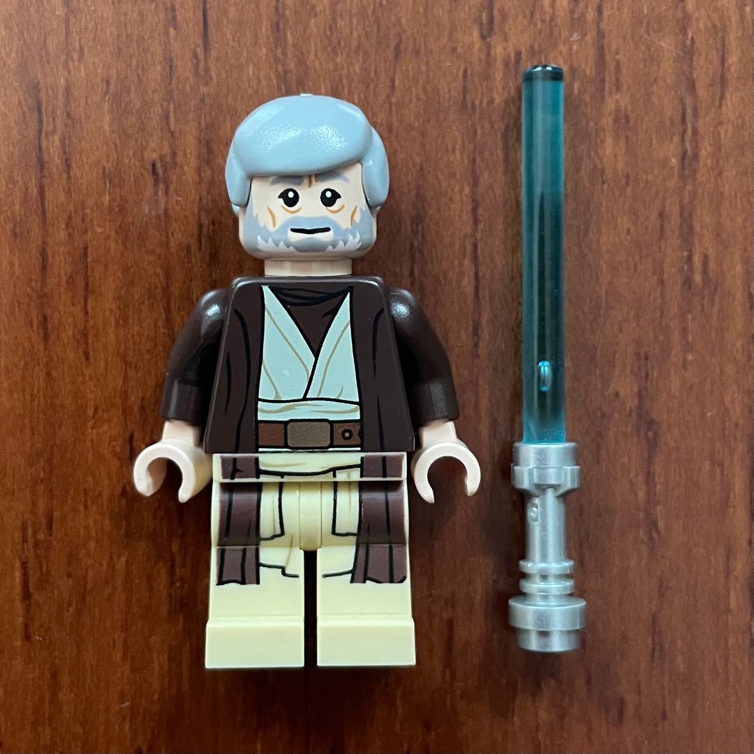 LEGO Star Wars Obi-Wan Kenobi minifigure, Hobbies & Toys, Toys & Games ...