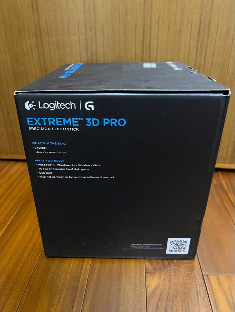 Logitech Extreme 3D pro precision fightstick 飛行控制器, 電子遊戲