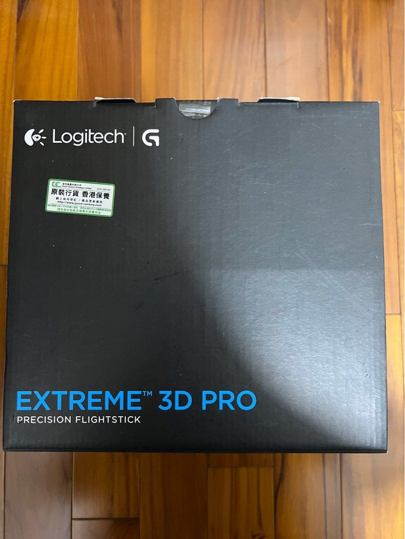 Logitech Extreme 3D pro precision fightstick 飛行控制器, 電子遊戲