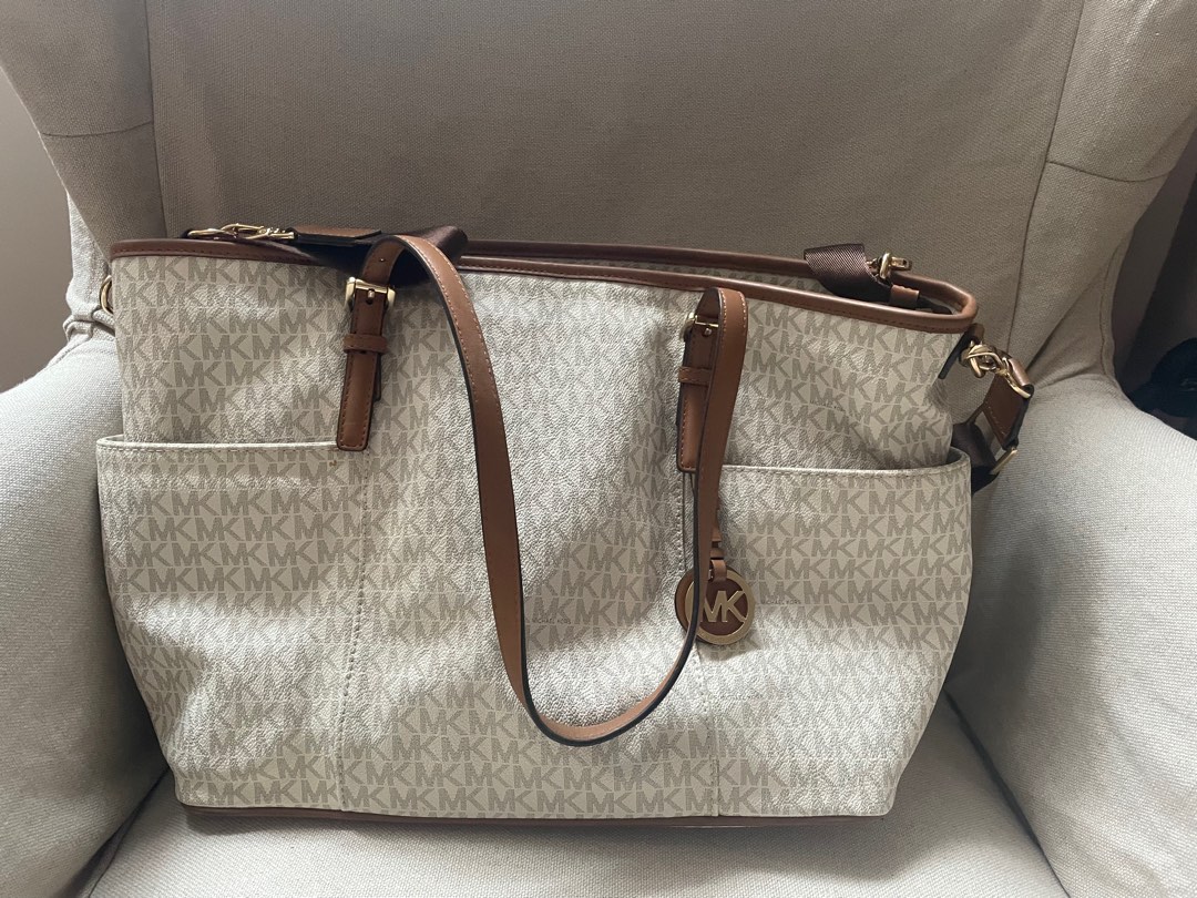 Michael michael kors jet 2025 set diaper bag
