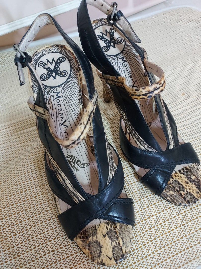 Modern Vintage Leather Heels