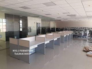 Fishbone type Workstation | Modular Partition., Furniture & Home Living ...