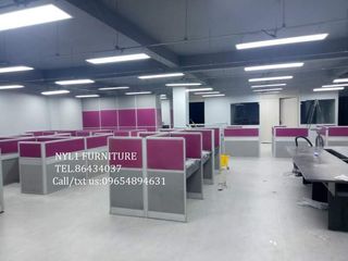 Fishbone type Workstation | Modular Partition., Furniture & Home Living ...