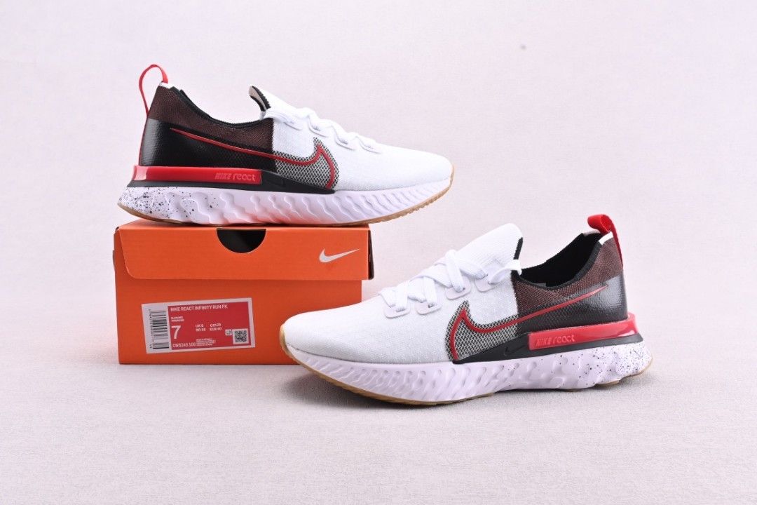 Sepatu Nike Free Flyknit White And Red Beli Nike Free RN Flyknit