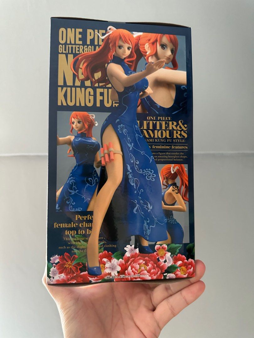 One Piece Figure - Banpresto - Glitter & Glamours - Kung Fu Style series - Nami (Category: Toy Figures) located in Singapore. Submitted by gameplushdeals (Listing ID 1292299769, Image 2). Description: One Piece Figure - Banpresto - Glitter & Glamours - Kung Fu Style series - Nami 🍊☁️🥋 Box in mint condition.