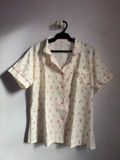 Pajama set floral print