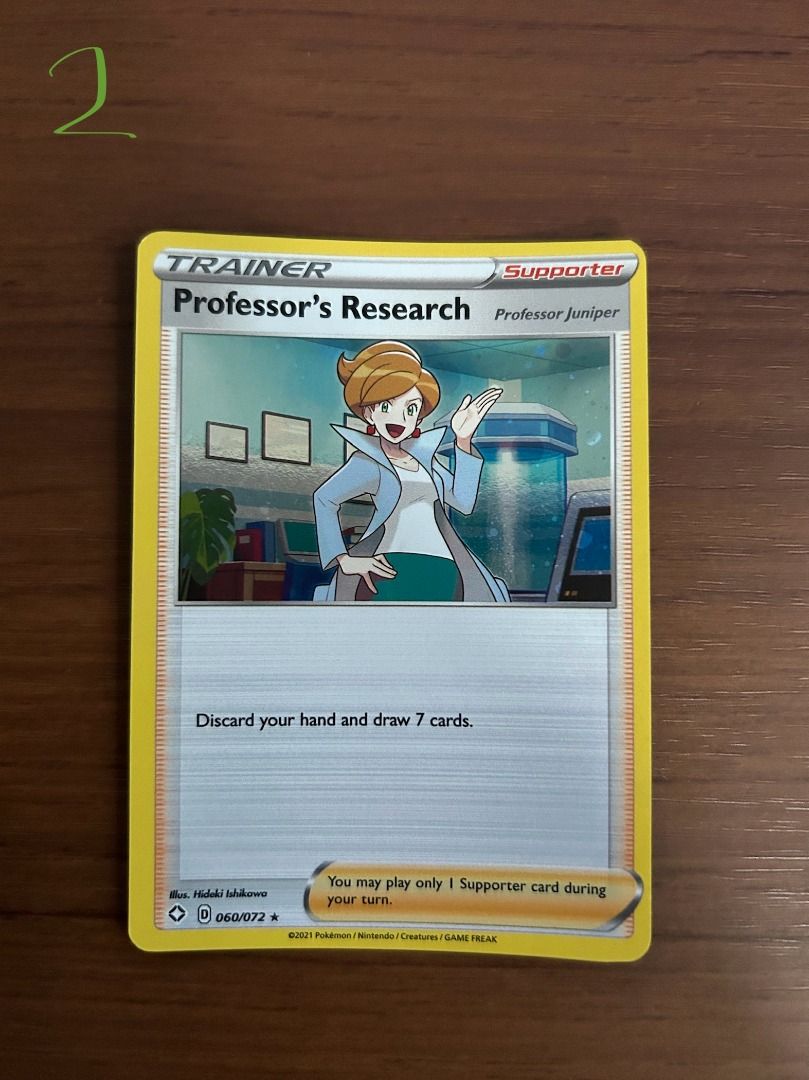 Pokmon Shining Fates - Professor's Research (Professor Juniper) 060/072 -  Holo Promo, Hobbies & Toys, Toys & Games on Carousell